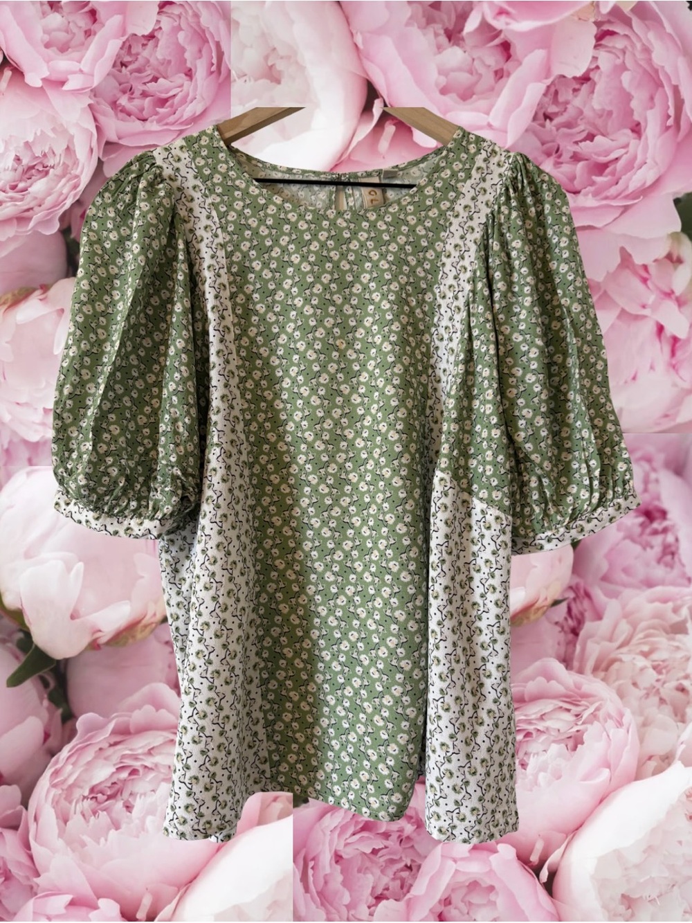 Dolan Martha Puff Sleeve Floral Blouse Cottagecore Anthropologie